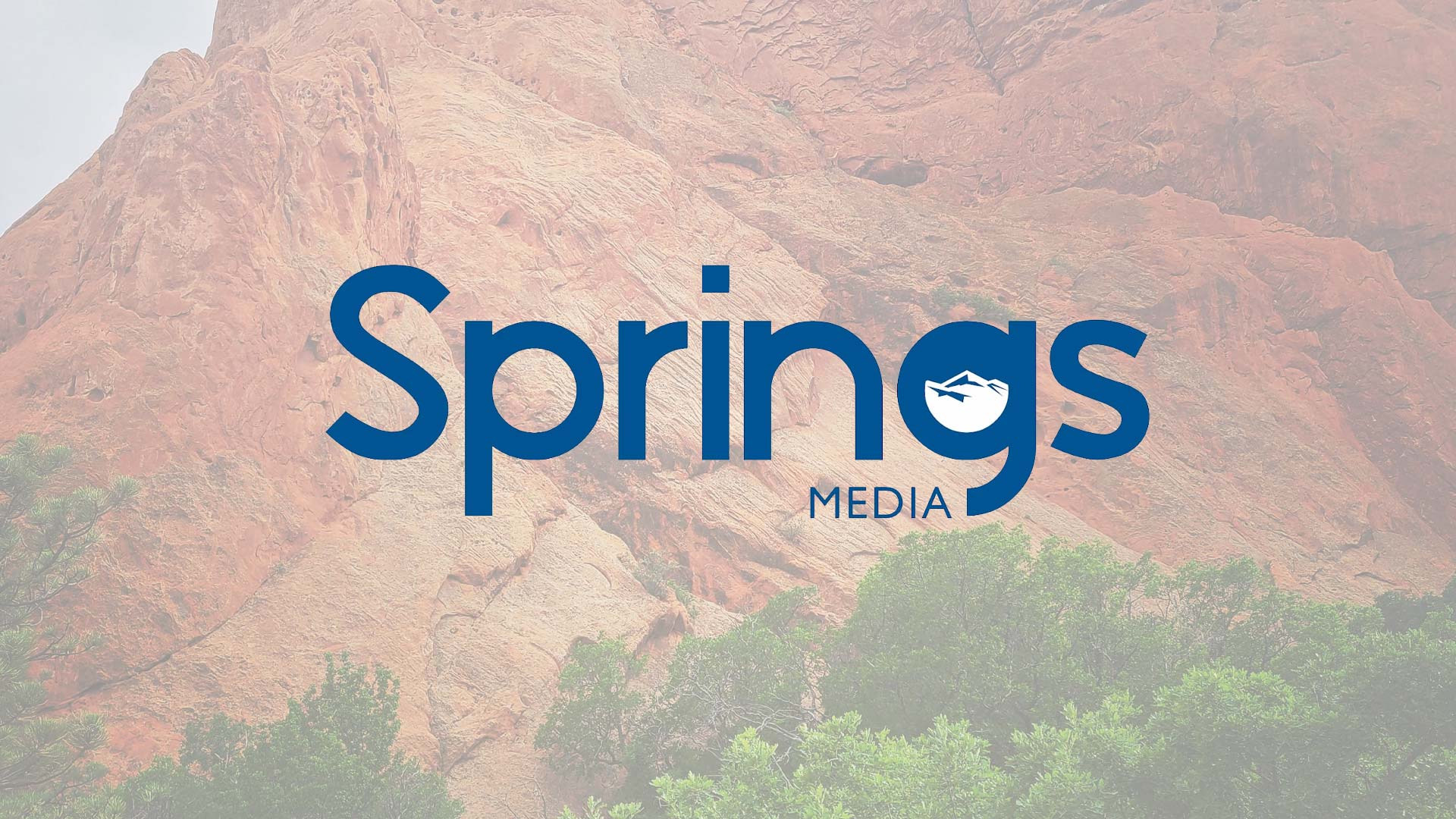 Colorado Springs Marketing Garden of the Gods Photo and Springs Media logo